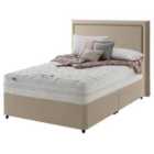 Silentnight Mirapocket 2000 Memory 180cm Non Storage Divan Set - Sandstone No Headboard