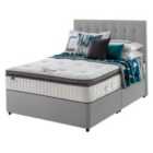 Silentnight Mirapocket Geltex 1000 150cm Non-Storage Divan Set Slate Grey No Headboard