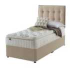 Silentnight Mirapocket Latex 1000 Non Storage Divan Bed - Sandstone No Headboard Single