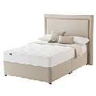 Silentnight Miracoil Memory 150cm Non-Storage Divan Set Sandstone No Headboard