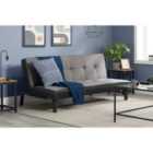 Birlea Aurora 2 Seater Sofa Bed Grey Velvet
