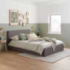 Birlea 150Cm Berlin Fabric Birlea Ottoman Bed Grey