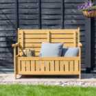 Airwave 2 Seater Storage Bench - Natural