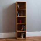 Oxford 5 Tier Cube Bookcase Oak Effect