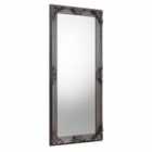 Julian Bowen Rococo Pewter Lean-to Dress Mirror