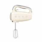 Smeg HMF01CRUK 50s Retro Style 250W Electric Hand Mixer - Cream