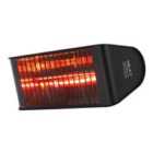 Shadow 2.4Kw Fatboy Remote Heater - Black