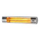 Shadow 2Kw Ultra Low Glare Patio Heater - Silver