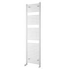 Towelrads Pisa Flat Towel Radiator, 1200 x 500mm - White