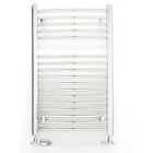 Towelrads Pisa Curved Towel Radiator, 600 x 500mm - Chrome