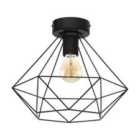 Eglo Geometric Flush Ceiling Light