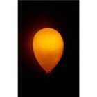 Kids Balloon Night Light Glossy Yellow Ceramic Wall Mounted