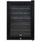 Kuhla KBC2B 62L Lockable Glass Door Beer, Wine And Drinks Cooler - Black