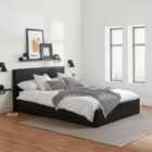 Birlea 90Cm Berlin Birlea Ottoman Bed Black Faux Leather