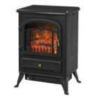 HOMCOM Fireplace Stove Heater Log Burning Flame Electric 950/1850W