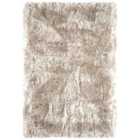 Asiatic Plush Shaggy Rug, 120 x 170cm - Sand