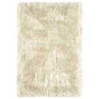 Asiatic Plush Shaggy Rug, 70 x 140cm - Pearl