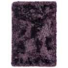 Asiatic Plush Shaggy Rug, 70 x 140cm - Purple