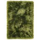 Asiatic Plush Shaggy Rug, 70 x 140cm - Green