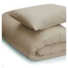 Easy Care Minimum Iron Duvet Cover Super King Mushroom