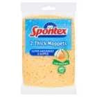 Spontex Thick Moppets 2 pack