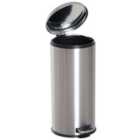 HOMCOM Foot Pedal Bin Stainless Steel