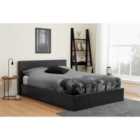 Birlea 135CM Berlin Birlea Ottoman Bed Black Faux Leather