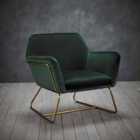 LPD Furniture Charles Armchair Racing Green