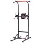 HOMCOM Power Tower Station Pull Up Bar For Home Gym Workout Equipment
