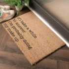 Don't Let Today Be A Waste Of Make Up Doormat