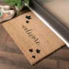 Welcome Autumn Leaf Doormat