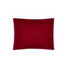 Easy Care Minimum Iron Oxford Pillowcase Red