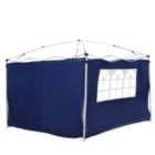 Outsunny 3m Replacement Gazebo Side Panels - Blue