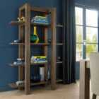 Cannes Dark Oak Open Shelf Unit