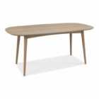Tuska Scandi Oak 6 Seater Dining Table