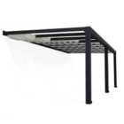 Canopia by Palram Stockholm Roof Blinds 3.4 X 6.6 - White