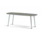 Lynx Coffee Table Stone Effect & Chrome