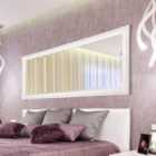 MirrorOutlet Kingsbury White Classic Dress Mirror 168 X 76 Cm