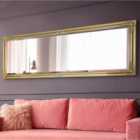 MirrorOutlet Caspian Gold Full Length Mirror 180 X 70 Cm