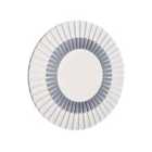 MirrorOutlet All Glass Stylised Round Wall Mirror 80 X 80 Cm