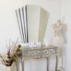 MirrorOutlet Chrysler All Glass Modern Classic Wall Mirror 100 X 100 Cm