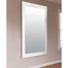 MirrorOutlet New Modern Bright White Layered Wall Mirror 5Ft6 X 3Ft6 1672Mm X 1060Mm