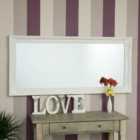 MirrorOutlet Buxton White Full Length Mirror 170 X 79 Cm