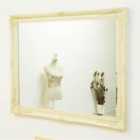 MirrorOutlet Buxton Ivory Large Leaner Mirror 140 X 109 Cm
