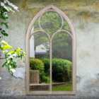 MirrorOutlet Somerley Chapel Arch Large Garden Mirror 150 X 81 Cm