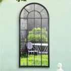 MirrorOutlet Somerley Country Arch Large Garden Mirror 140 X 65 Cm