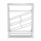 Barolo 12 Bottle Wine Rack Stainless Steel Floor Standing