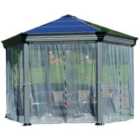 Canopia by Palram Gazebo Hexagonal Netting Set - Grey