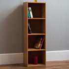 Oxford 4 Tier Cube Bookcase Oak Effect
