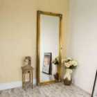 Hamilton Vintage Gold Antique Design Full Length Mirror 198 x 75cm